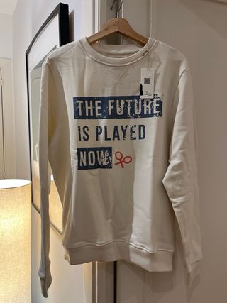 Sudadera Silbon Blanca Talla L