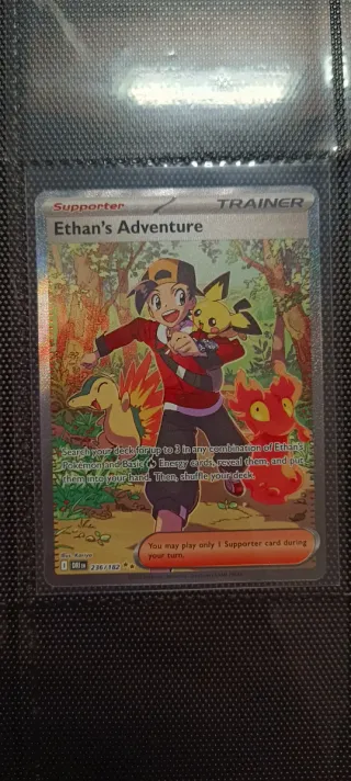 Ethan's Adventure Carta Entrenador Pokémon