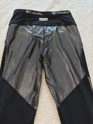 Columbia Leggings Térmicos Mujer Negro