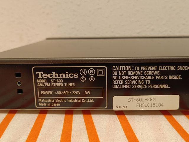 Tuner Sintonizador Radio HiFi Technics ST-600