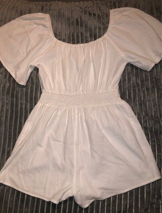 Mono blanco de lino - Hug&Clau Talla S