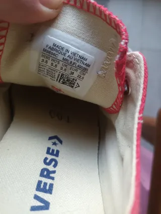 Converse Niños Talla 36 Rojas