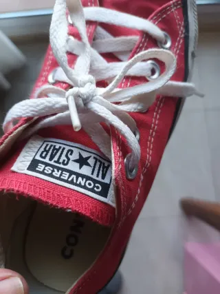 Converse Niños Talla 36 Rojas