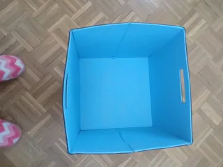 Caja de Almacenamiento con Rayas