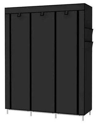 Armario Ropero Tela Negro Multiusos