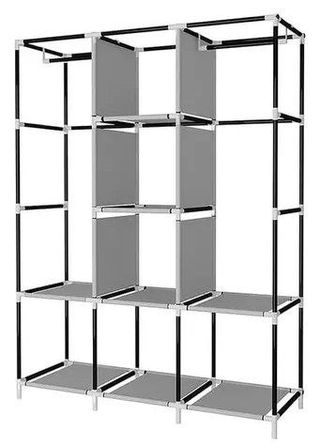 Armario Ropero Tela Negro Multiusos