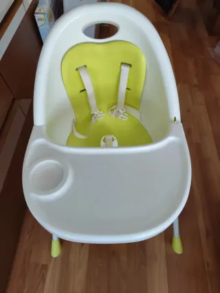 Trona de bebé  NURSE blanca y verde