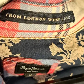 Camicia scozzese Pepe Jeans London cotone