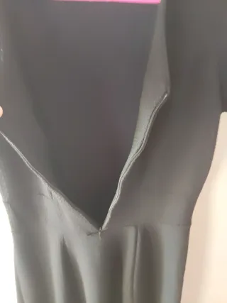 Vestido negro/azul oscuro  de Promod