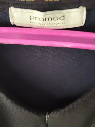 Vestido negro/azul oscuro  de Promod