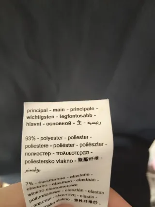 Vestido negro/azul oscuro  de Promod