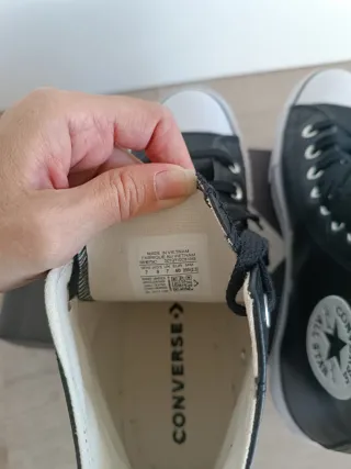 Botas Converse plataforma negras