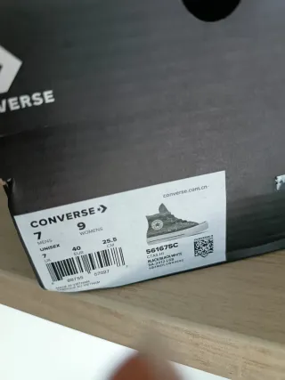 Botas Converse plataforma negras