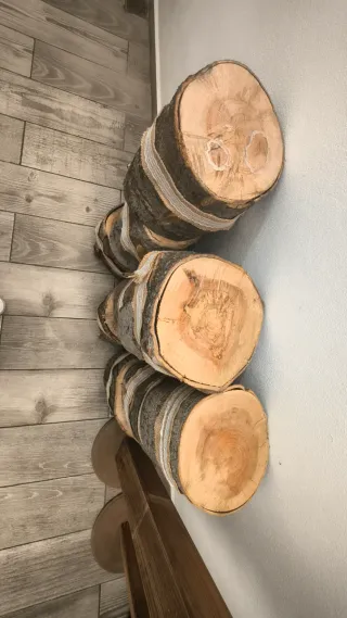 Troncos decorativos rústicos