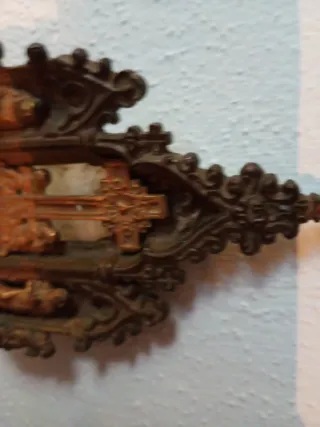 Ex Voto Religioso Croce con Santi