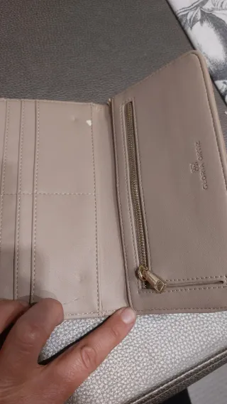 Cartera Gloria Ortiz Beige Piel Serpiente