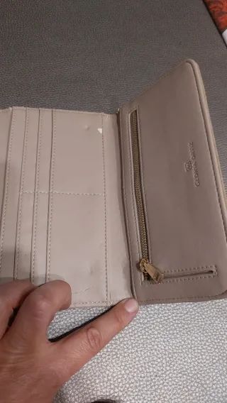 Cartera Gloria Ortiz Beige Piel Serpiente