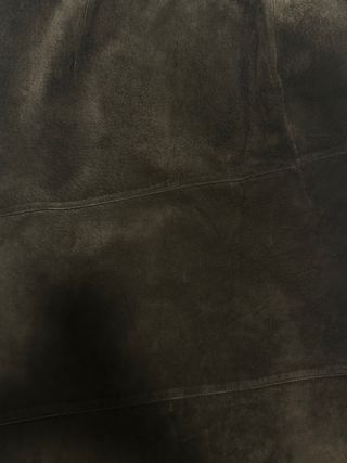 Falda mujer cuero marrón (porcino)