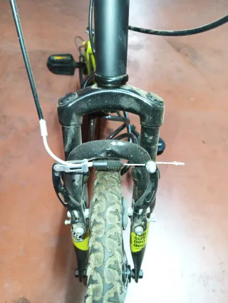 Bicicleta infantil con suspensión