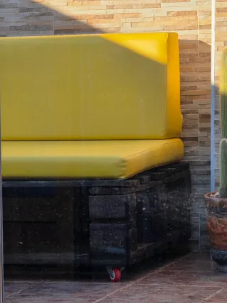 Conjunto Muebles Exterior Jardín Palets