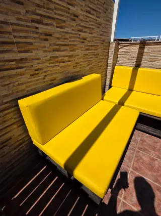 Conjunto Muebles Exterior Jardín Palets