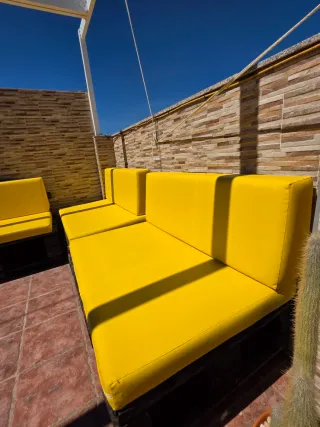 Conjunto Muebles Exterior Jardín Palets