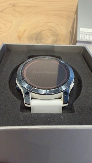 Garmin Fenix 7 Sapphire Solar Blanco/Azul