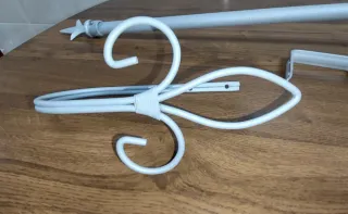 Barra extensible 2.15-4m + soportes cortina