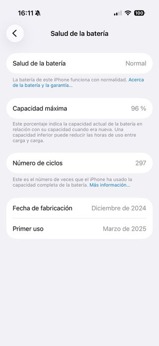 iPhone 16 Pro Blanco 128 GB