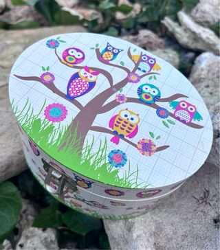 Portagioie per bambini a forma di gufo con musica