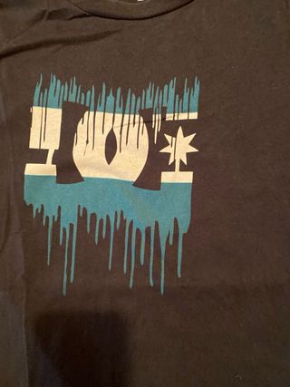 Camiseta DC Negra Talla 16 años