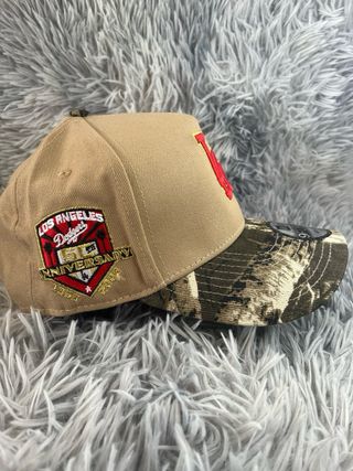 Gorra New Era 9Forty LA Beige Camuflaje