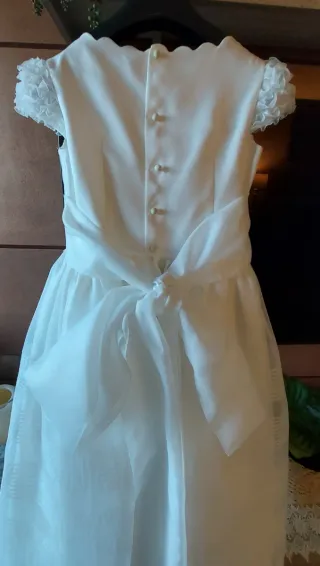 Vestido Comunión, Cancán y Guantes