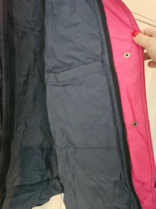 Abrigo Roc-Neige XL Azul Marino y Rosa