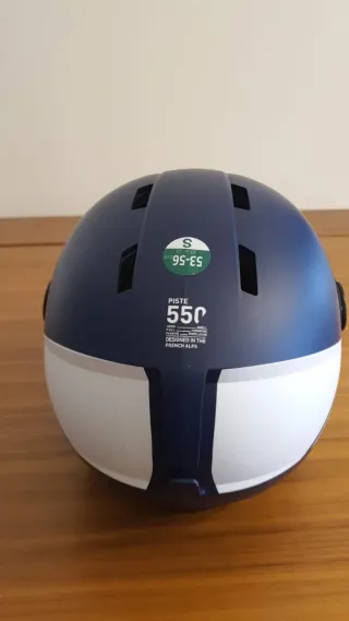 Casco de esquí azul