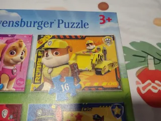 Puzzle Patrulla Canina Ravensburger 4 en 1