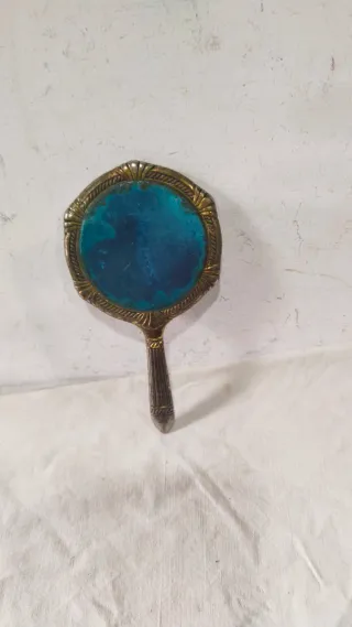 Espejo de mano antiguo Art Nouveau