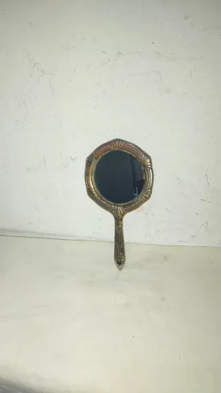 Espejo de mano antiguo Art Nouveau