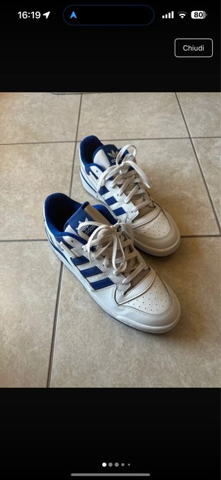 Scarpe Adidas Uomo Blu/Bianche