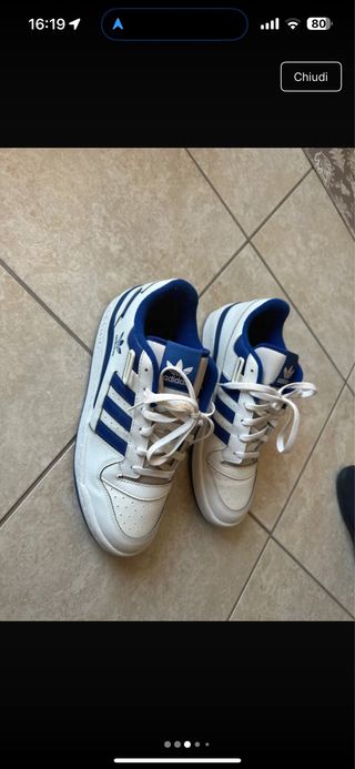 Scarpe Adidas Uomo Blu/Bianche