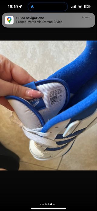 Scarpe Adidas Uomo Blu/Bianche