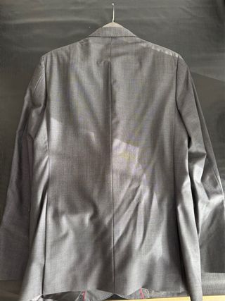 Traje Caramelo Gris Lana Talla 42