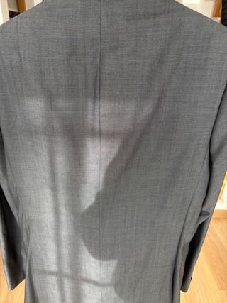 Traje Caramelo Gris Lana Talla 42