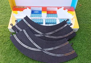 Scalextric Cambio de Pista en Curva