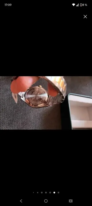 Reloj Swiss Military Azul y Dorado