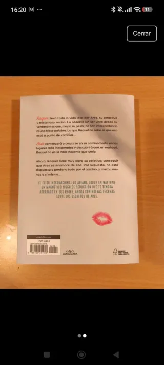 Libro A través de mi ventana de Ariana Godoy