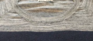 Jersey Bershka rayas azul y gris