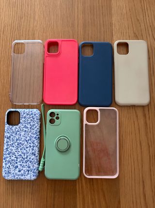 Fundas iPhone 11 (7 unidades)