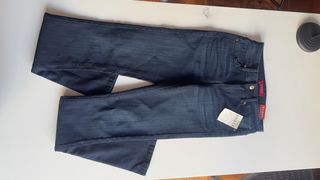 Pantalón Guess Mujer Azul Oscuro Nuevo