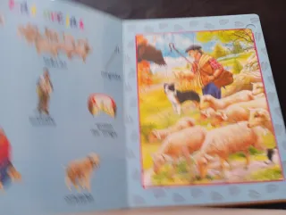 Libro Puzzle Granja con 8 Puzzles